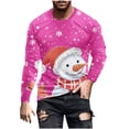 thumbnail image 2 of cllios Men Christmas Tops Funny Christmas Tshirts Shirts for Men Big and Tall Long Sleeve Christmas Tee Shirts for Men Christmas Graphic Tees Men Christmas Gifts under 10, 2 of 5