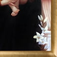 thumbnail image 2 of The Madonna of The Lilies, 1899 with Gold Luminoso Frame 24" x 36", 2 of 3