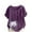 Purple, variant on Sexlip Womens Floral Print Chiffon Blouse V Neck Design Lightweight Fabric Relaxed Silhouette for Summer Gatherings White S
