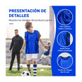 thumbnail image 2 of 12 pzs Casacas Chaleco Entrenamiento Deportivo Futbol para niños Malubero Azul, 2 of 5