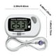 thumbnail image 3 of Sonda de termómetro digital para acuarios | Indicador electrónico impermeable de temperatura con pantalla LCD, soporte de ventosa | Negro/Blanco/Naranja | Precisión -50°C, 3 of 6