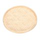 thumbnail image 1 of Serving Tray Round Round Woven Basket Tray Round Woven Tray Bamboo Dustpan Bamboo Hoops Circle, 1 of 3