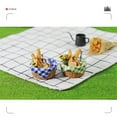 thumbnail image 5 of Xinwennn 1/12 Food Miniature Decor Dollhouse Miniature Food Bread Honey In Basket & Picnic Cloth Set For Dollhouse Decoration Toy Display Props Model 650w Amp, 5 of 7