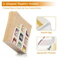 thumbnail image 5 of Yayeee Napkin Holder for Table Kitchen Paper Tissue Organization, Beige Jam Jars, 5 of 8