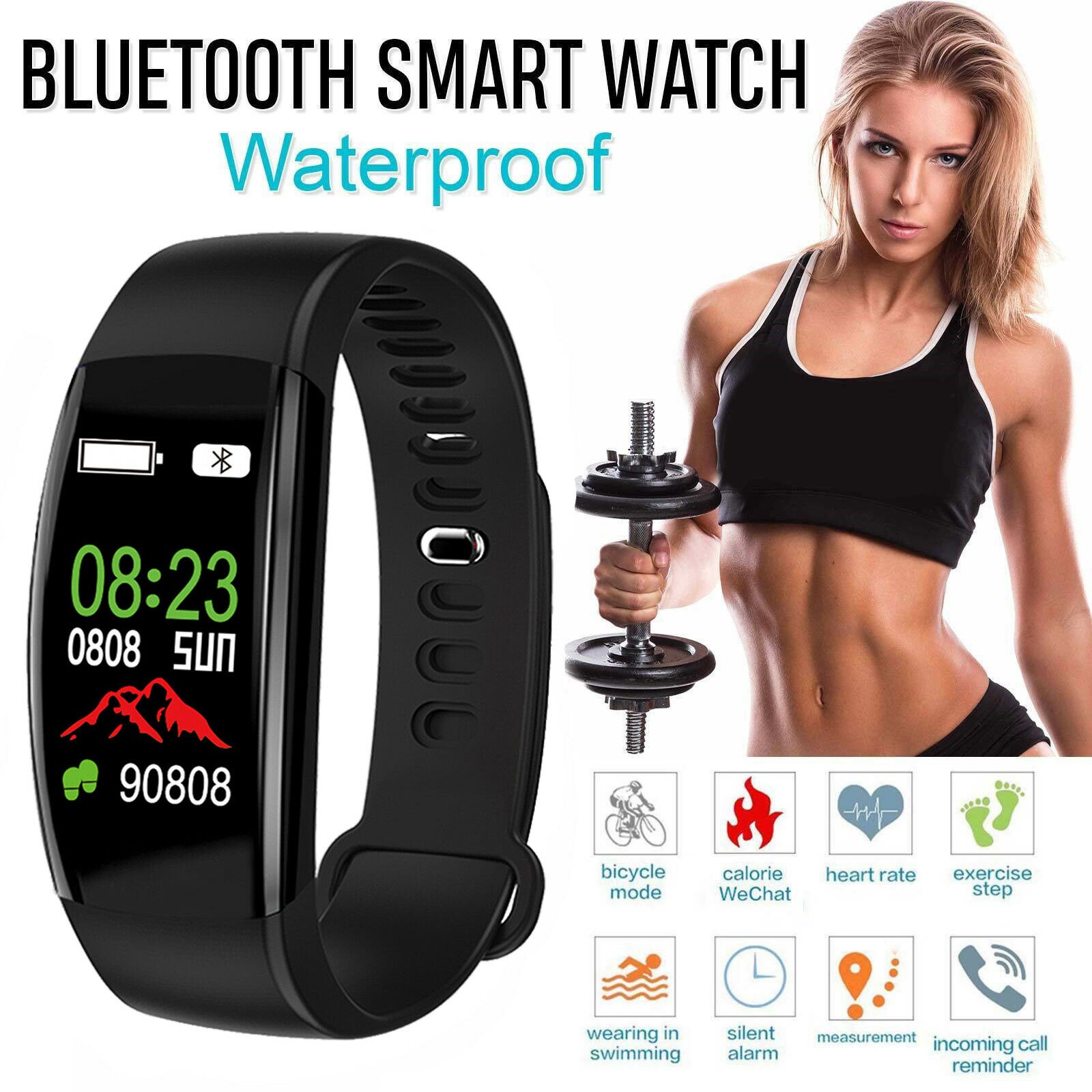 smart watch band heart rate oxygen blood pressure fitness tracker activity sport