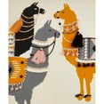 thumbnail image 4 of Saro Lifestyle Llama Pack Down Filled Throw Pillow, 4 of 5
