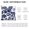thumbnail image 5 of Creowell  Cute Nautical Animal Pillow Cover,Square Decorative Canvas Pillow Cover for Nautical Style Decor White, 5 of 5
