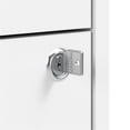 thumbnail image 4 of Scranton & Co Engineered Wood 3 Drawer Rolling File Cabinet with Lock in White, 4 of 10