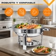 thumbnail image 4 of Bufetera Redonda 7.5l Kit 4pz Cacerola Vapor Acero Catering Gutstark, 4 of 7