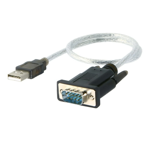 SF Cable 1 foot USB to Serial DB9 RS232 Cable Adapter with Screw