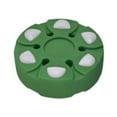 thumbnail image 2 of DYNWAVECA Rondelle de Hockey à Roulettes Rondelle de Rue Cadeau Équipement d'Entraînement de Plancher de Rue Ballon d'Entraînement Ballon de Hockey pour Compétition Sportive, Vert, 2 of 10