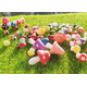 thumbnail image 4 of Fairy Garden Kit Mini Mushroom Doll Miniatura Estatuilla Casa de muñecas Adorno Juguete Musgo Micro Paisaje Bonsai Decoración Artesanía de resina hecha a mano Sincero Hogar, 4 of 7