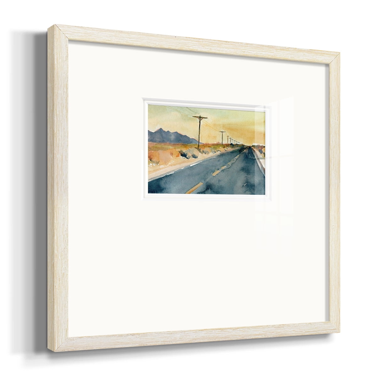 Deserted Highway IIPremium Framed Print