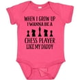thumbnail image 3 of Inktastic Future Chess Player Like Daddy Boys or Girls Baby Bodysuit, 3 of 5
