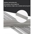 thumbnail image 4 of Gamvdout 20PCS 50CM/20IN Stainless Steel Spring Wire Hard Wire Full Hard Wire Straight Wire 0.2MM-5.0MM Spring Steel Wire, Straight Steel Wire Assortment, 4 of 7