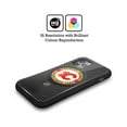 thumbnail image 2 of Head Case Designs Officially Licensed NHL Calgary Flames Puck Texture Hybrid Case Compatible with Apple iPhone 12 / iPhone 12 Pro, 2 of 7