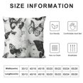 thumbnail image 5 of Chilfamy Butterflies Print Pillow Covers for Couch Square Style 1PC 18x18in, 5 of 5
