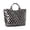 Brown and white, variant on Women Casual PVC Hobo Bag Large Capacity Retro Polka Dot Shoulder Tote for Daily Commute (Pink Polka Dot)