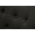 thumbnail image 4 of Charcoal Button Solid Wood Wingback Chairs 2 - Hostess Choice With Attractive Nail Heads Of Build Enchanting Head Trims, 4 of 6