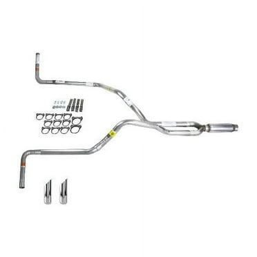 S10 / S15 95-01 dual exhaust 2.5 pipe Glass Pack muffler SW Tip Side Exit