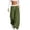 Army Green, variant on Womens Street Casual Loose Sweatpants Patchwork Elastic Waist Drawstring Wide Leg Gym Workout Pants with Pockets