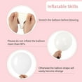 thumbnail image 3 of 129pcs White Balloons Different Sizes 18 12 10 5 Inch for Garland Arch,Party Latex Balloons for Birthday Party Wedding Anniversary Baby Shower Party Decoration, 3 of 14