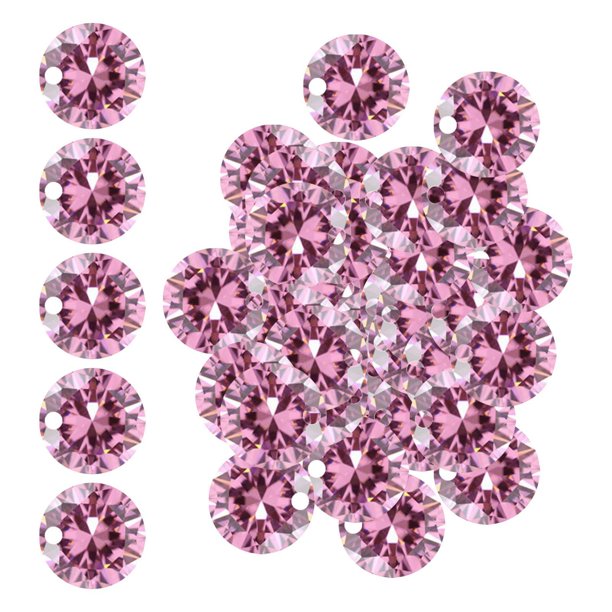 Dijes de joyería 100x, colgantes para manualidades, Strade Fareast Limited, rosa
