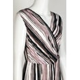 thumbnail image 3 of Connected Apparel Surplice Neck Tie Side Multi Print ITY Jumpsuit-BLUSH / 4, 3 of 3