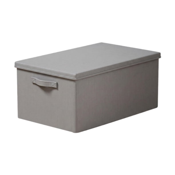 Caja de almacenamiento plegable con tapa para juguetes infantiles, organizador de ropa, despensa o dormitorio. M