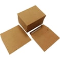 thumbnail image 2 of shiyou-Kraft Brown A4 Invitation Envelopes, 100 Pack 4.25 x 6.25 Inches Invitation Envelopes, 2 of 4