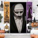 thumbnail image 3 of Halloween 3D Nun Door Wallpaper Stickers, for Halloween Decoration, 3 of 5