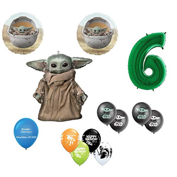 DalvayDelights 6th Birthday Baby Yoda The Child Mandalorian Star Wars
