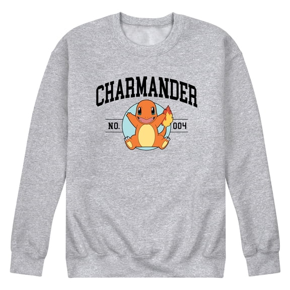 Pokémon - Charmander Collegiate - Men's Crew Fleece Sweatshirt