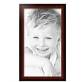 thumbnail image 2 of ArtToFrames 14" x 25" Matte mahogany Diploma Picture Frame, 14x25 inch Brown Wood Poster Frame (WOM-5108), 2 Pack, 2 of 6