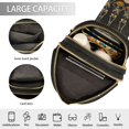 thumbnail image 3 of FORMRS Womens Crossbody Sling Bag Travel Daypack Shoulder Chest Backpack, Beige Halloween Skeleton, 3 of 7
