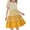 Yellow, variant on Efsteb Spaghetti Strap Dresses for Girls Fashion Sleeveless Dress Casual Ruffle Tiered Summer Beach Dresses (Blue,9 Years)