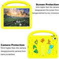 thumbnail image 2 of ELEHOLD DIY New Design Case for iPad 10th Generation, Kids Friendly Cartoon Shock Proof EVA Foam Case Kickstand Cover for iPad 10th Gen 10.9 inch 2022,Yellow, 2 of 5