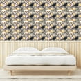 thumbnail image 3 of Ambesonne Occult Vibes Peel & Stick Wallpaper for Home, Raven Skull Moth Print, 13"x72", Pale Grey Cream Apricot, 3 of 5