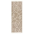 thumbnail image 3 of Hauteloom Deren Hallway, Kitchen Bohemian Shag Runner Rug - Soft Shaggy Farmhouse - High Plush Pile - Brown, Beige, White, Cream - 2'7" x 7'3", 3 of 18