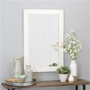 Aspire Home Accents 6060 Morris Wall Mirror, White - 36 x 24 in.