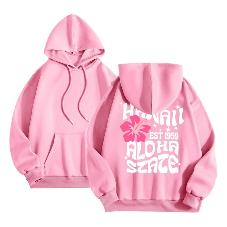 Rrunsv Womens Oversized Sweatshirt 2024 Casual Crewneck Long