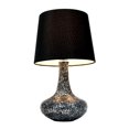 thumbnail image 3 of Simple Designs Mosaic Tiled Glass Genie Table Lamp with Fabric Shade, 3 of 4