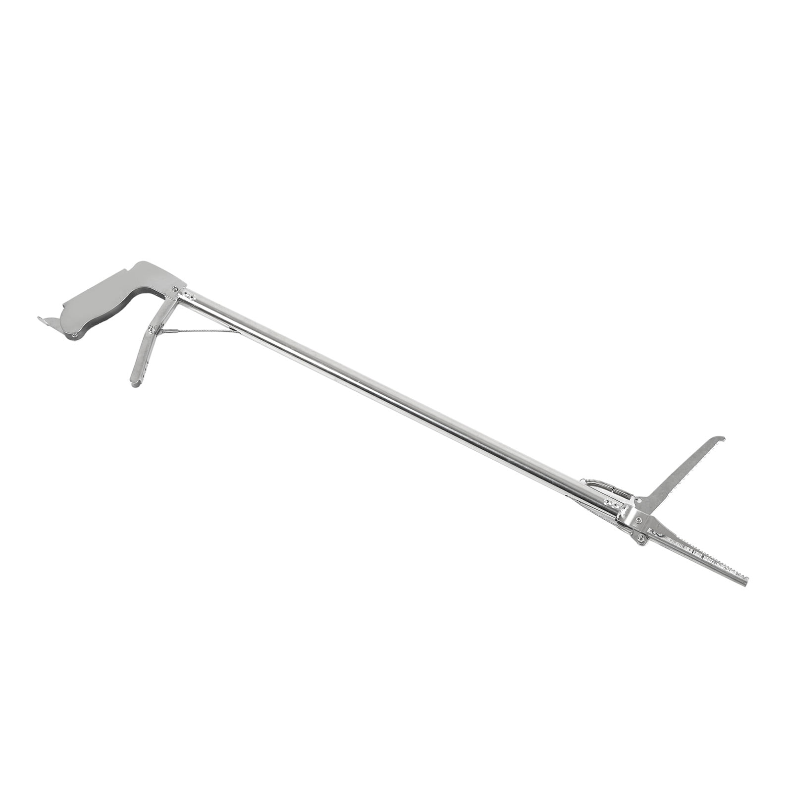 Nieyigj 30inch / 76.2cm Stainless Steel Crab Tongs Portable Multifunctional Long Fish Tongs for Crab Seafood Octopus Straight Clip Sea Catching Tool Professional Fishing Gear Supplies