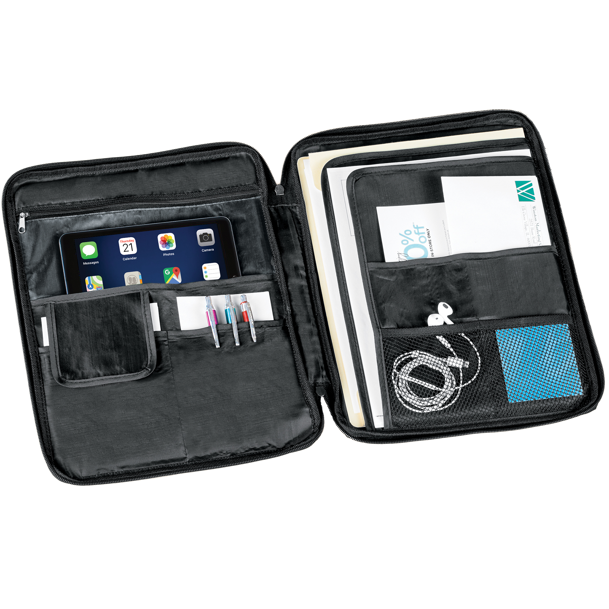 Compact and Versatile Multipurpose Organizer with Handle For Documents, Electronic Devices