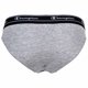 thumbnail image 3 of Champion Braguitas de bikini para mujer, pack de 2 - braguitas, logo en la cintura, color liso Gris L (Large), 3 of 3