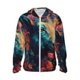 thumbnail image 2 of Lsque Colorful Flower Goat UPF 50+ Lightweight Sun Protection Men's Women's Long Sleeve Shirt, Hoodie Performance -3X-Large, 2 of 9