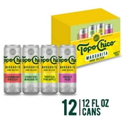 Topo Chico Hard Seltzer Margarita Variety Pack  Beer, 12 Pack, 12 fl oz Aluminum Cans, 4.5% ABV