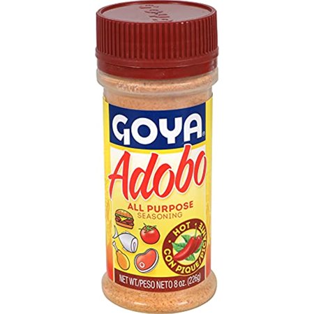Goya Adobo All Purpose Seasoning Hot, 8 Ounce