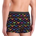 thumbnail image 3 of Fotbe Rainbow Butterfly Men’s Total Support Pouch Boxer Briefs, X-Temp Cooling, Moisture-Wicking Underwear, Regular, Long-leg and Trunk-X-Large, 3 of 6