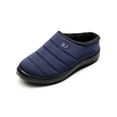 thumbnail image 1 of Frontwalk Women's Warm Casual Shoes Comfort Flats Plush Lined Fuzzy Slippers Work Lightweight Snow Boots Women Home Blue 7.5, 1 of 9